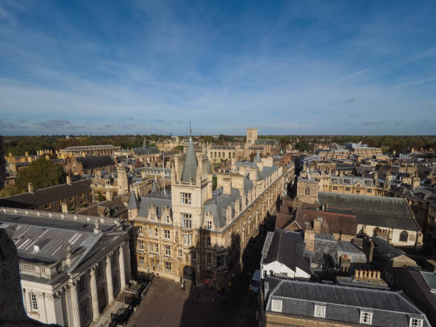 istock Aerial view of Cambridge 1056252102