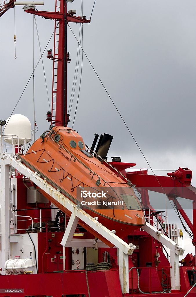 Das Boot auf tanker - Lizenzfrei Begrenzte Räume Stock-Foto