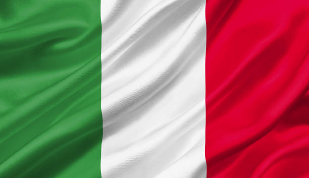 istock Italy flag waving with the wind, 3D illustration. 1056257878