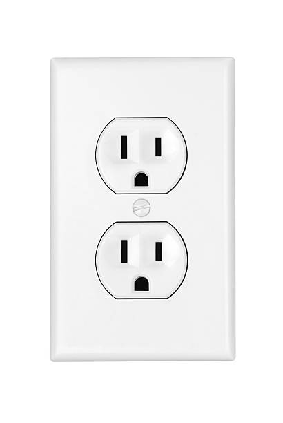 Power outlet stock photo