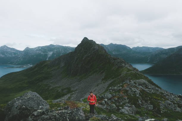 istock Hiker in the mountains in Northern Norway 1056286644