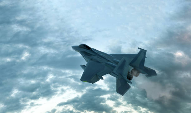 istock The jet plane on a background of the sky. 3d render 1056287682