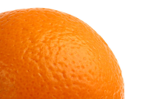 istock Orange peel detail as cellulitis concept isolated on white background 105628791
