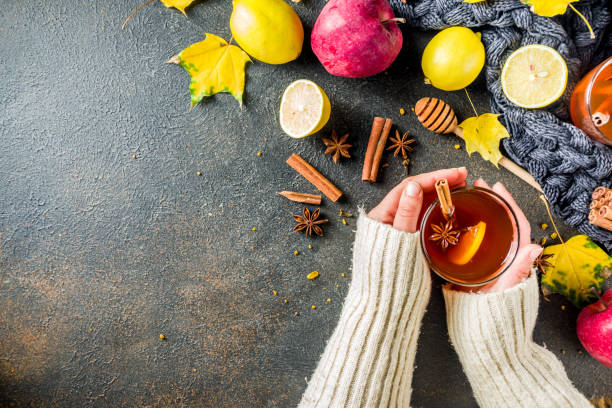 istock Autumn winter hot spicy tea 1056289066