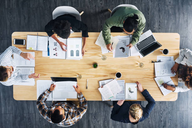 istock Their meetings are always highly informative and productive 1056289848