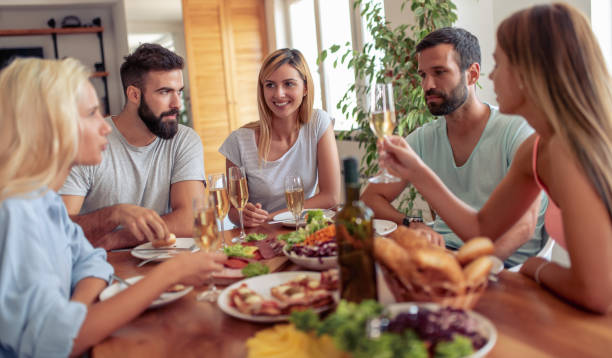 istock Group of friends having great time 1056290042