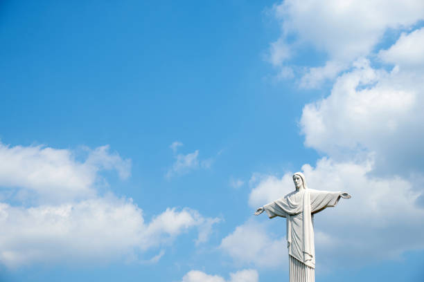 Statue of the Christ Statue of the Christ the Redeemer, in Seoul, Korea corcovado stock pictures, royalty-free photos & images