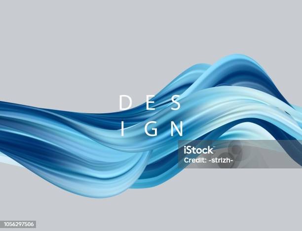 Abstract Colorful Vector Background Color Flow Liquid Wave Stock Illustration - Download Image Now