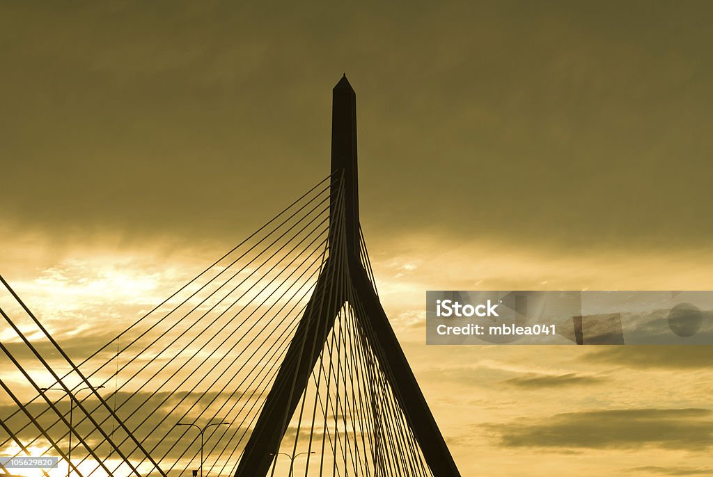 Zakim Bridge - Zbiór zdjęć royalty-free (Boston - Stan Massachusetts)