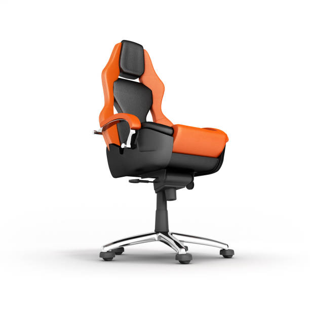 istock Modern office chair isolated on white background 3d render 1056302216