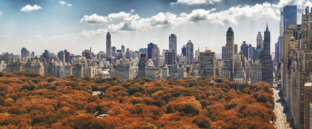 central park in autumn central park in autumn upper east side manhattan stock pictures, royalty-free photos & images