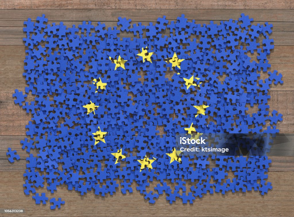 Puzzle de drapeau de l’Union européenne - Photo de Union Européenne libre de droits