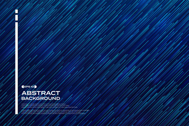 istock Abstract of blue stripe line pattern of technology futuristic background. 1056313812