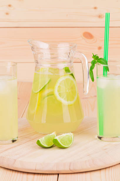 istock Glass pitcher is full of lemonade. 1056324480