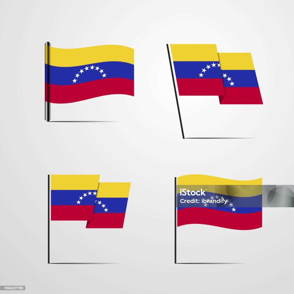 Venezuela mává Flag set design vektor - Bez autorských poplatků Design - Témata vektorové obrázky Venezuela mává Flag set design vektor - Bez autorských poplatků Design - Témata vektorové obrázky