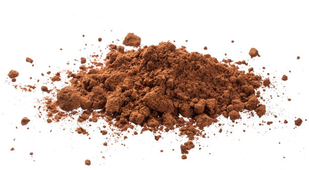 istock Pile cocoa powder isolated on white background 1056328672