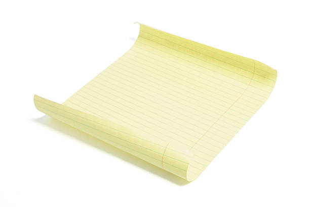 istock Sheet of Yellow Note Paper 105632894