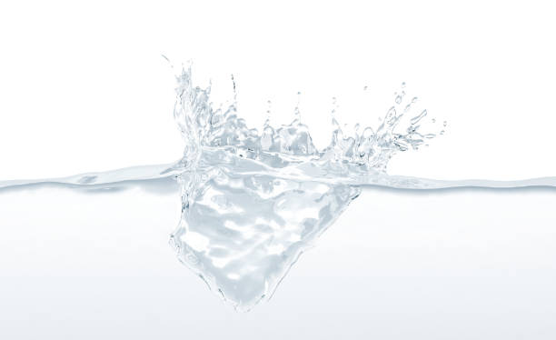 istock Blank water splash in motion mock up, 1056334506