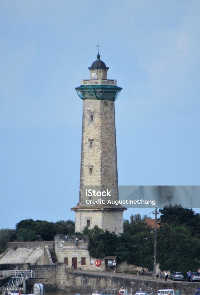 Lighthouse of Vallieres Lighthouse of Vallieres in Saint-Georges-de-Didonne, a town near Royan, France. Building Exterior Stock Photo