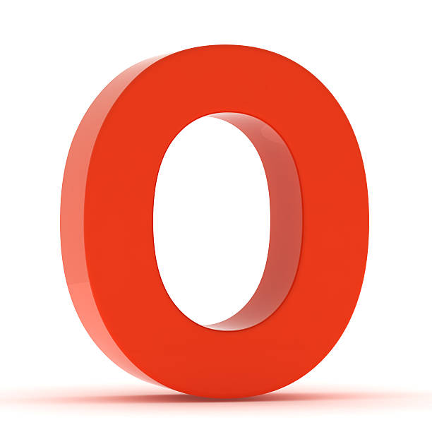 The Letter O - Red Plastic The letter O - red plastic. 3d red letter o stock pictures, royalty-free photos & images
