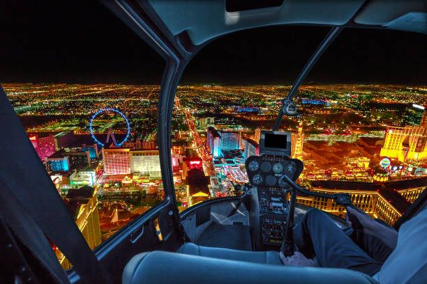 istock Scenic flight on Las Vegas skyline 1056350108