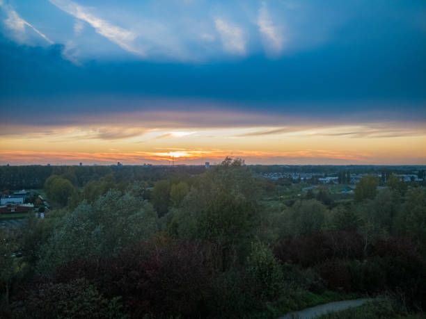 istock Beautiful sunrise with sun 1056369368