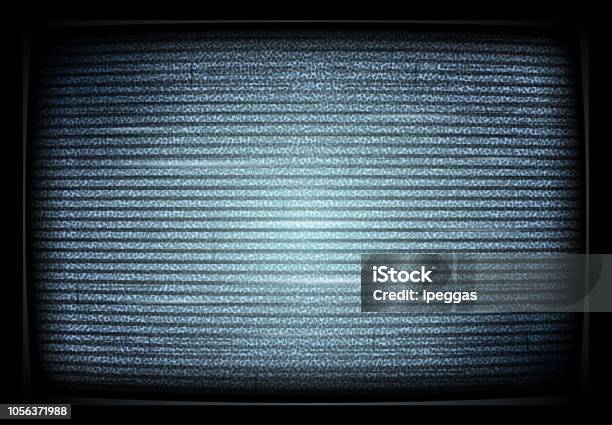 No Signal Tv Illustration Interference Noise Tv Screen Interfering Signal Retro Televisor Television Noiseю Vector Illustration Stock Illustration - Download Image Now