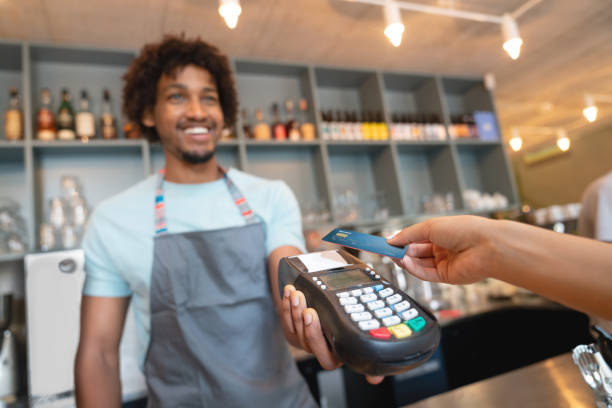 istock Contactless payment at a cafe 1056373160