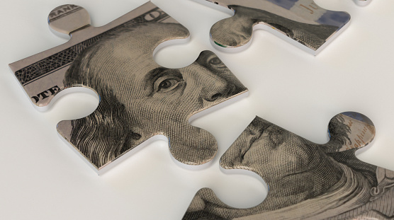 A one hundred dollar bill puzzle