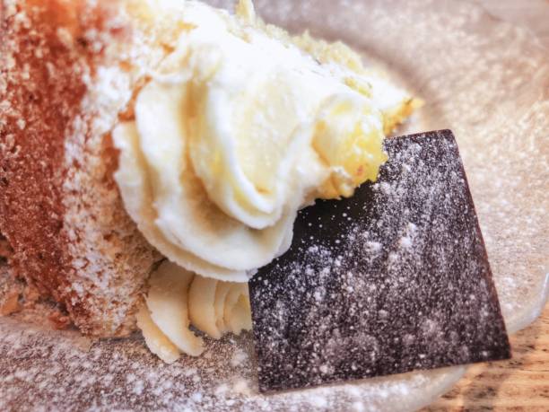 istock Slice of Cake with Chocolate Square 1056381574