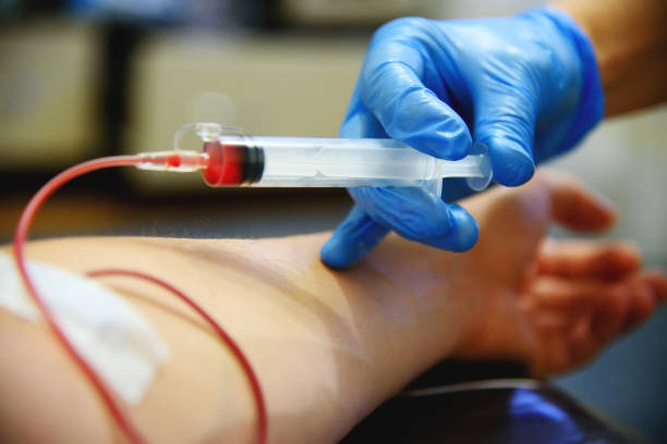istock Intravenous injection in the hospital 1056384446