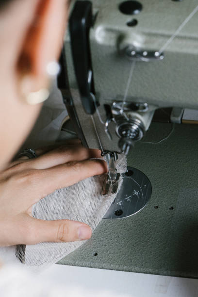 istock Fashion designer creating gowns 1056392648