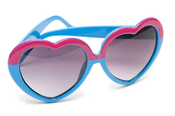 istock Sunglasses in form heart 105639415