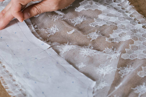 istock Fashion designer creating gowns 1056395996