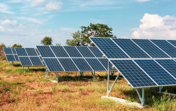 istock Pure renewable energy - solar energy. 1056397490