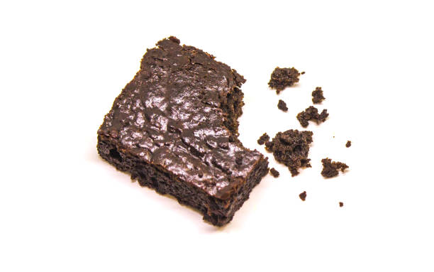istock Chocolate brownie. Homemade baking. Selective focus. Food. 1056398598