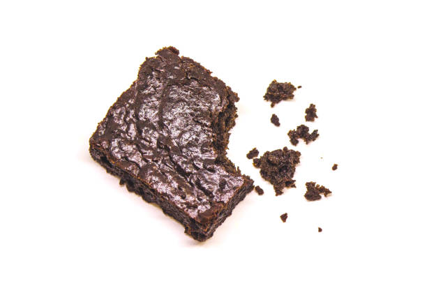 istock Chocolate brownie. Homemade baking. Selective focus. Food. 1056398614