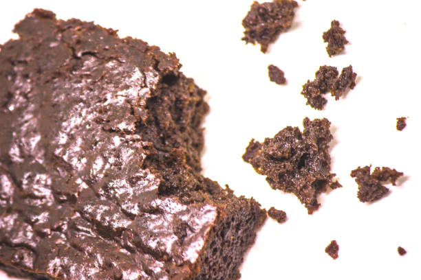 istock Chocolate brownie. Homemade baking. Selective focus. Food. 1056398774
