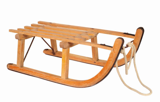 istock wooden sledge isolated over white 1056404760