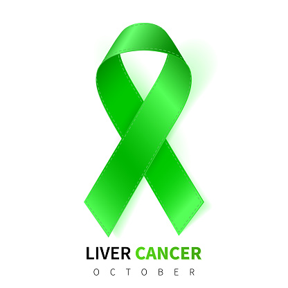 Liver Cancer Awareness Month Realistic Emerald Green Ribbon Symbol Medical  Design Vector Illustration Stock Illustration - Download Image Now - iStock