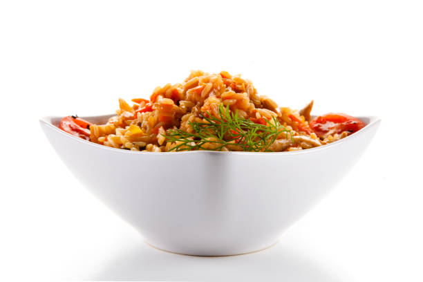 istock Roast chicken nuggets and vegetables 1056419990