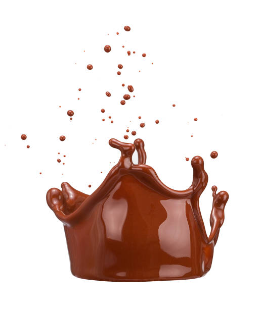 istock tasty chocolate splash isolated on a white background 1056422628