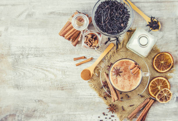 istock Masala tea. Selective focus. Food and drink. 1056423260