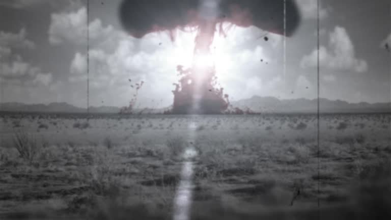 Nuclear Explosion 16mm style footage