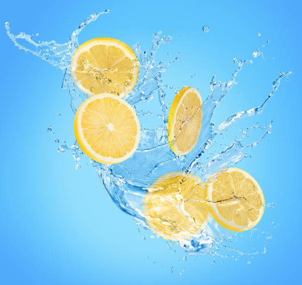 istock lemon slices in water splash on a blue background 1056429774