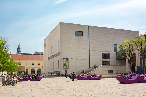 Vienna, Austria - May 2018: Leopold museum in Wien
