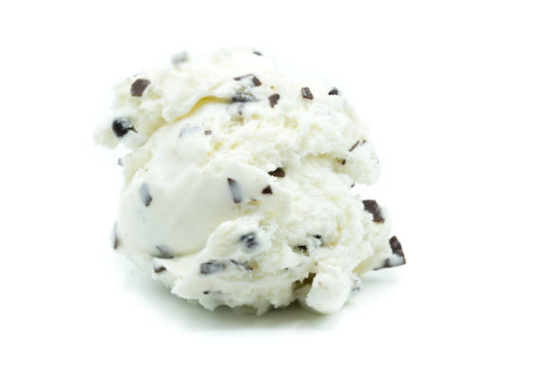 istock A scoop of Stracciatella ice cream isolated on white background 1056443894