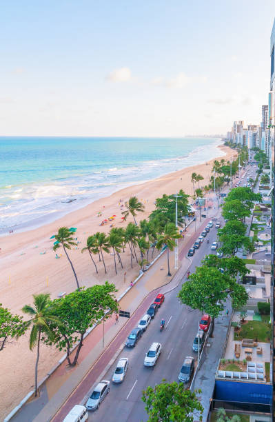 istock Boa Viagem beach seen from above 1056451744