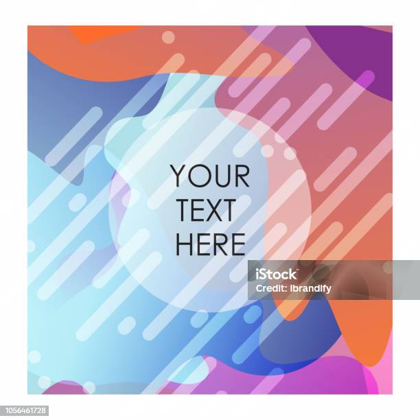 Text Color Background Graphics Colorful Background With Typography Vector Stock Illustration ...