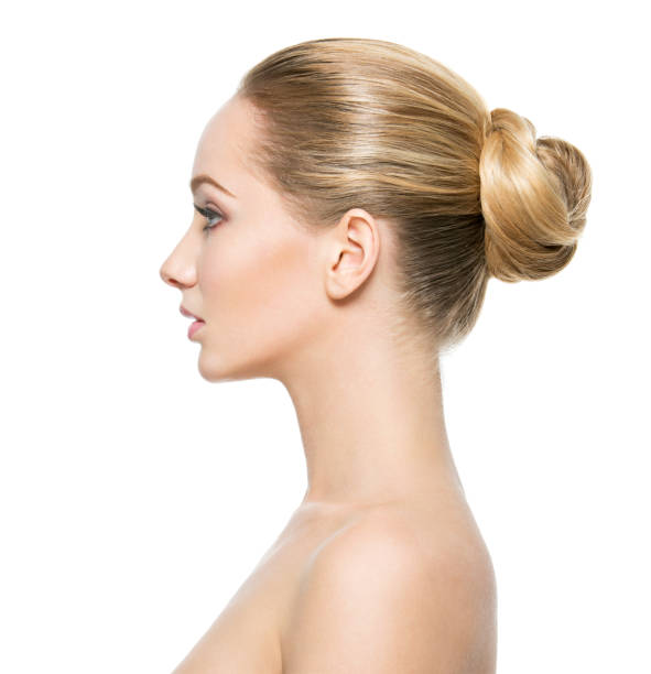 istock Profile face of  young  woman 1056465328